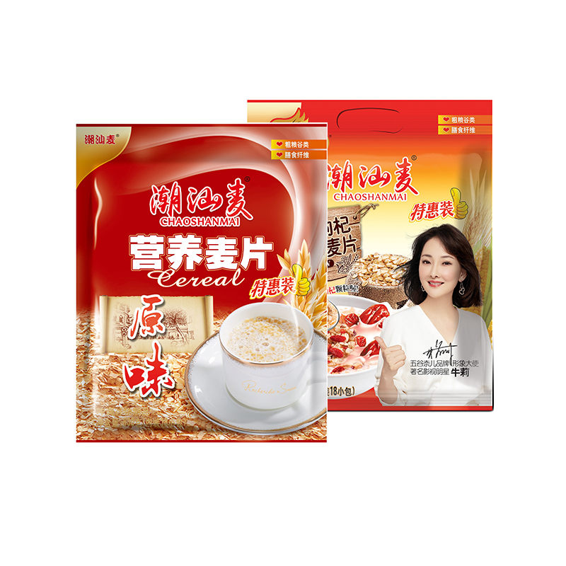 【牛莉代言】五谷奈儿水果混合麦片630g