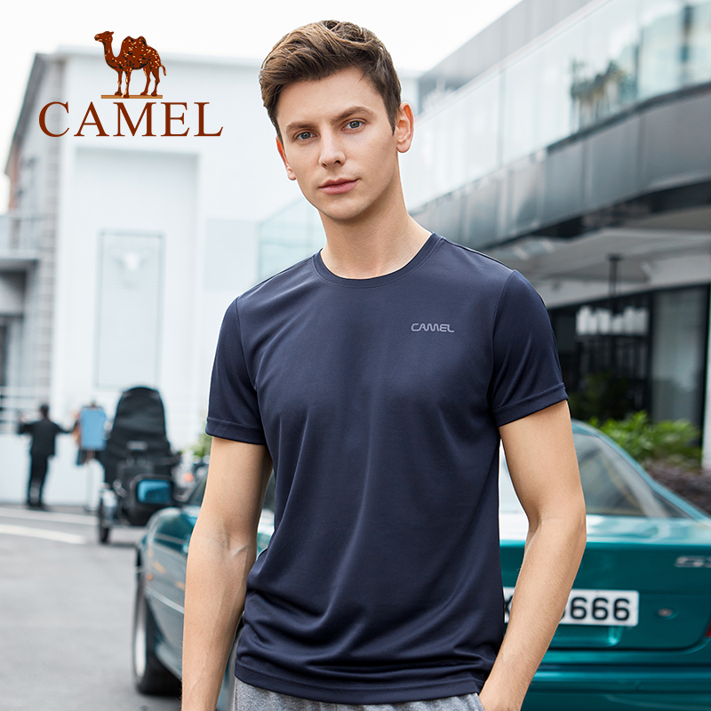 【旗舰店！1件34，拍2件68】CAMEL骆驼男装 夏季韩版短袖T恤