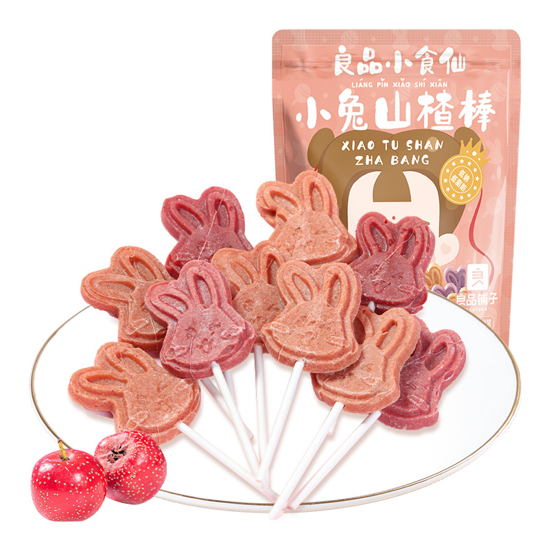 良品铺子小兔山楂棒85g