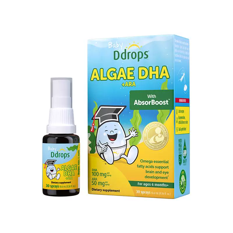 Ddrops藻油DHA婴儿喷剂