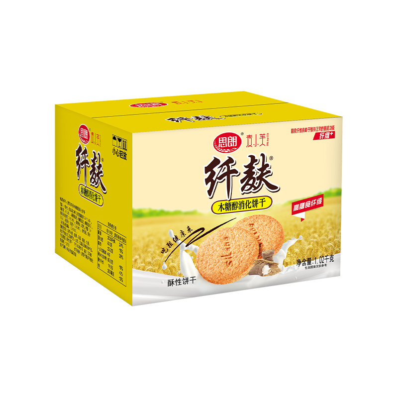 思朗！纤麸粗粮饼干1.02kg