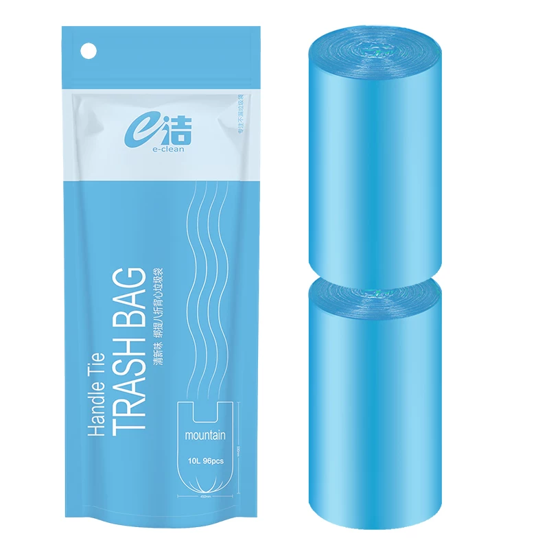 e洁加厚手提垃圾袋96只装到手6.9元