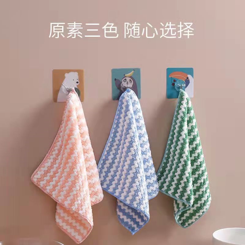 不沾油不掉毛抹布厨房洗碗布