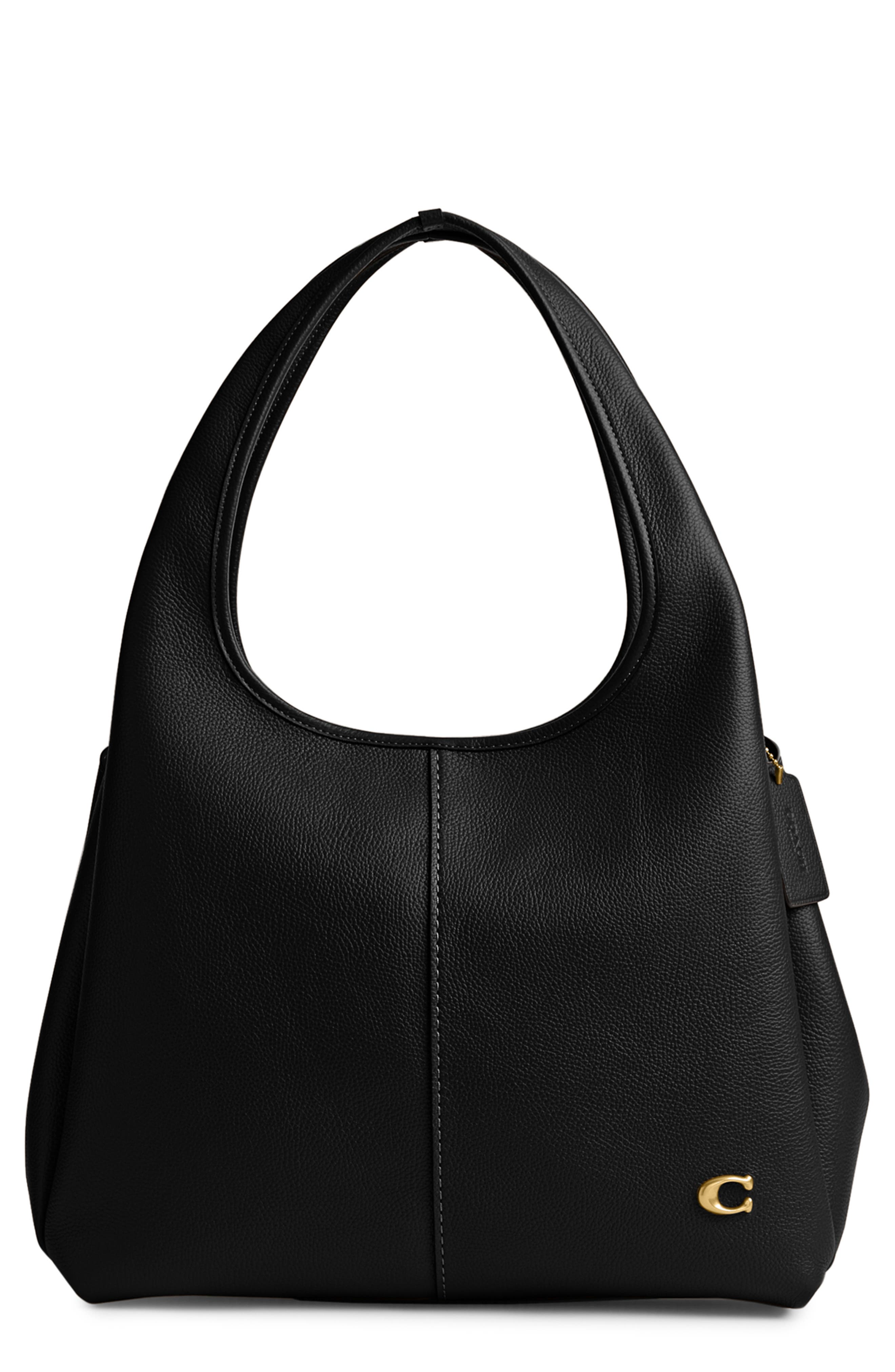 COACH Lana Polished Pebble Leather Shoulder Bag