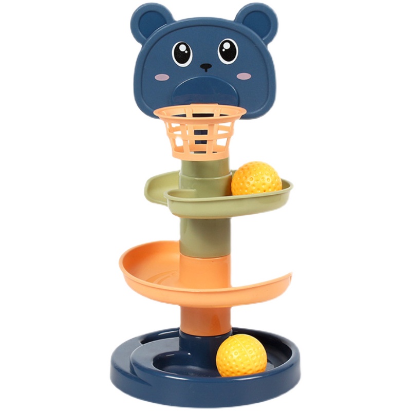 【智力玩具】儿童轨道转转乐5层+5球