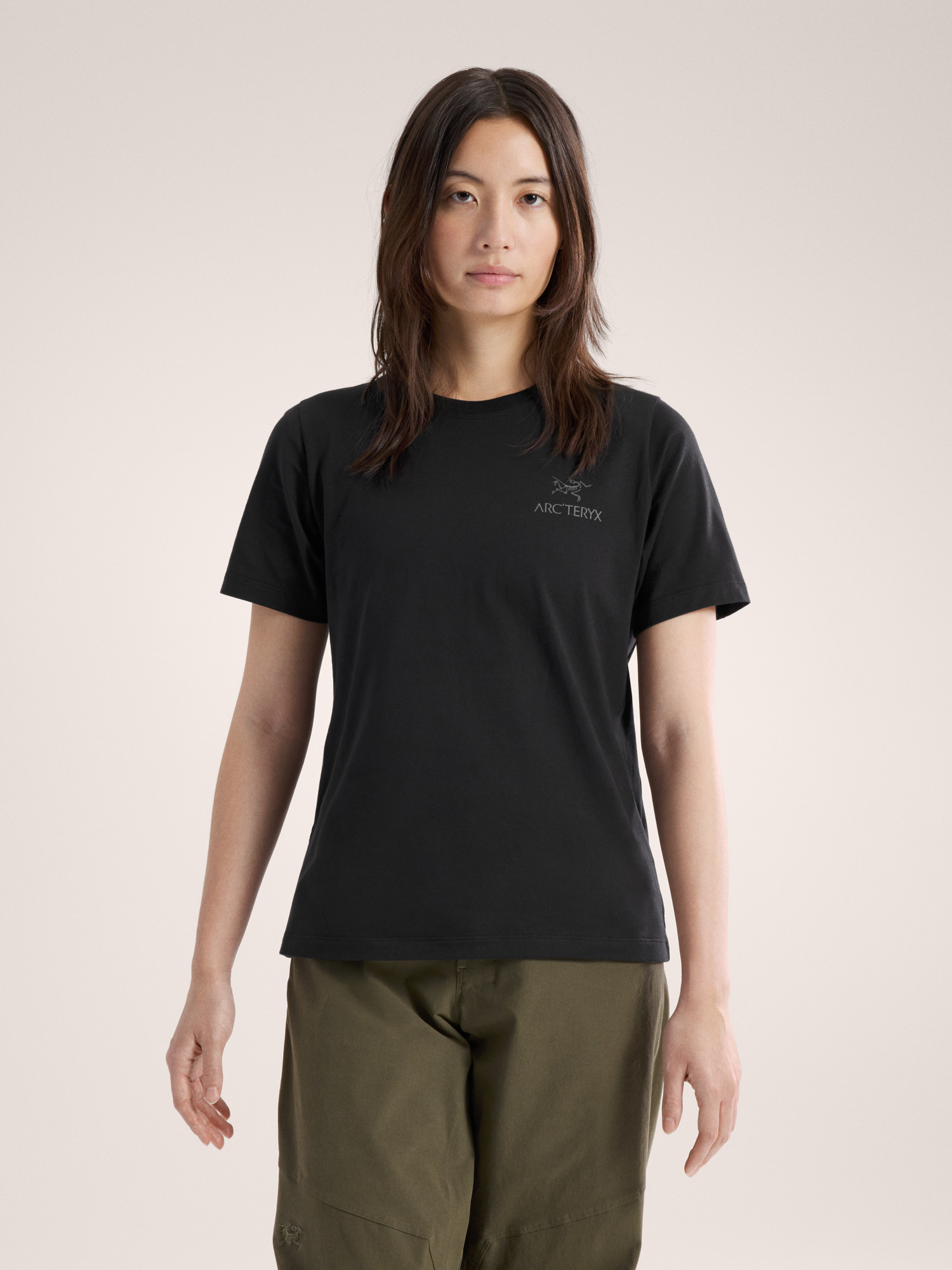 Arcteryx Kragg SL Cotton Emblem Crew Shirt SS Women's
