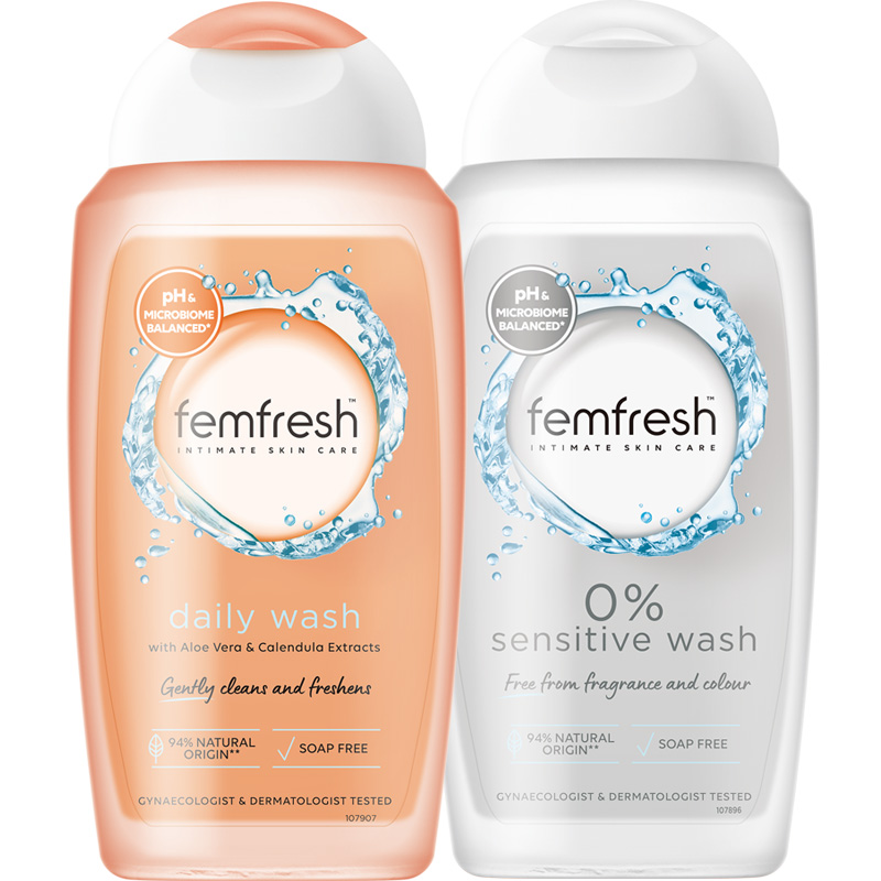 凑单67.66femfresh芳芯女性私处护理液500ml