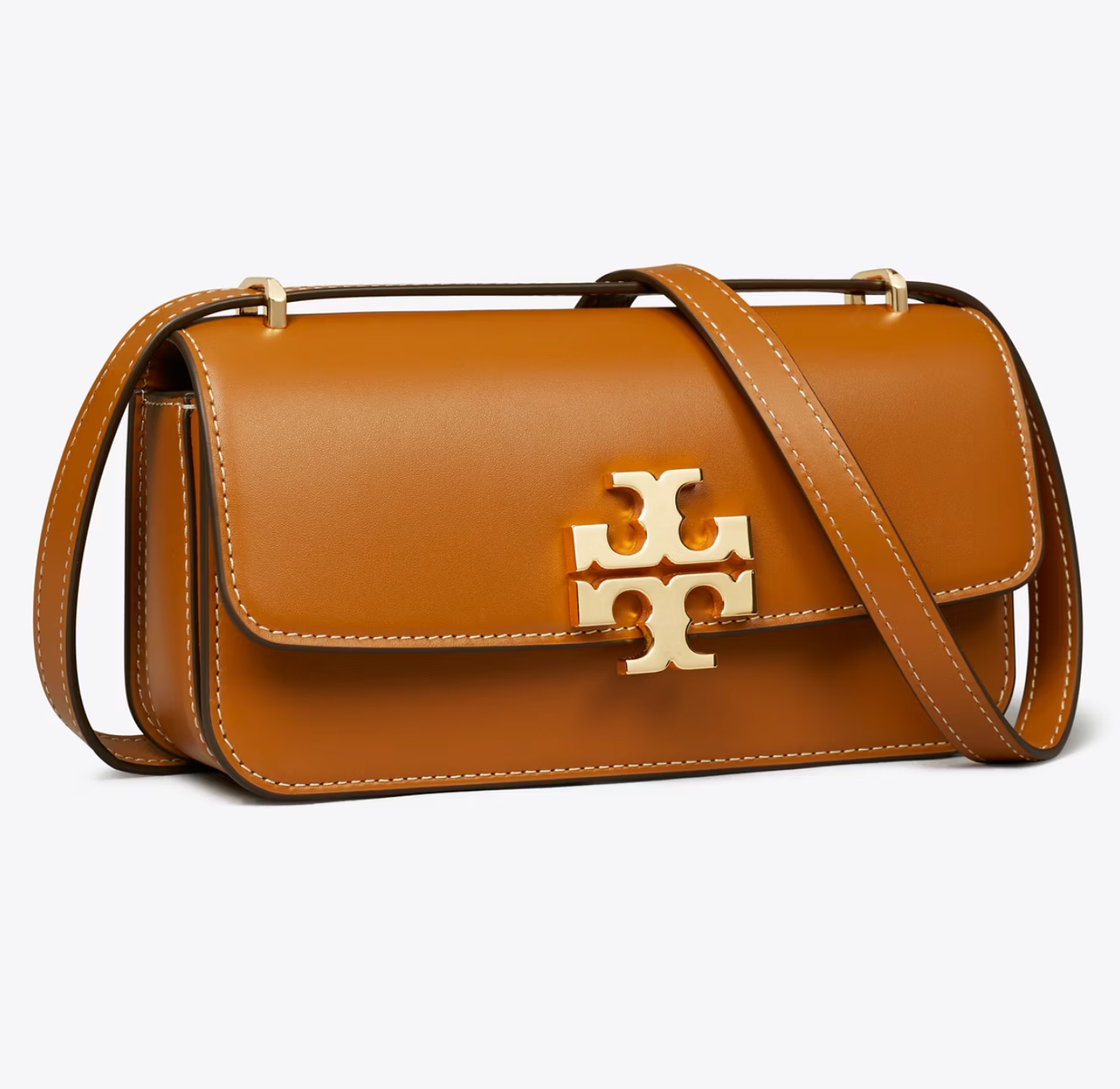 Tory Burch 汤丽柏琦Eleanor 小号横版腋下包Whiskey