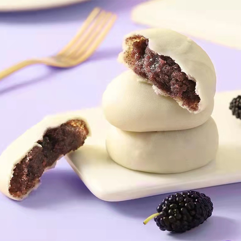 【拍3件】桑葚紫米饼营养早餐600g