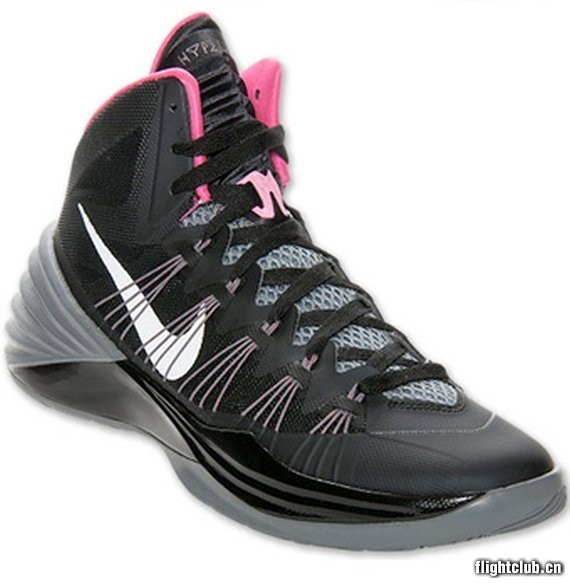nike hyperdunk 2013 黑/灰/粉 即将发售