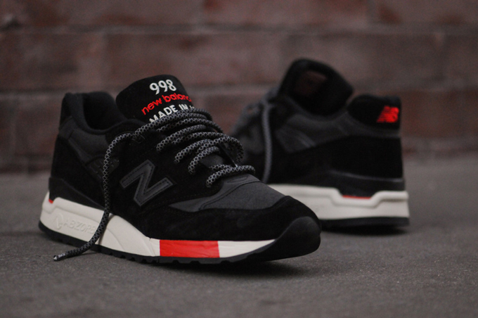 newbalance998黑红配色赏析