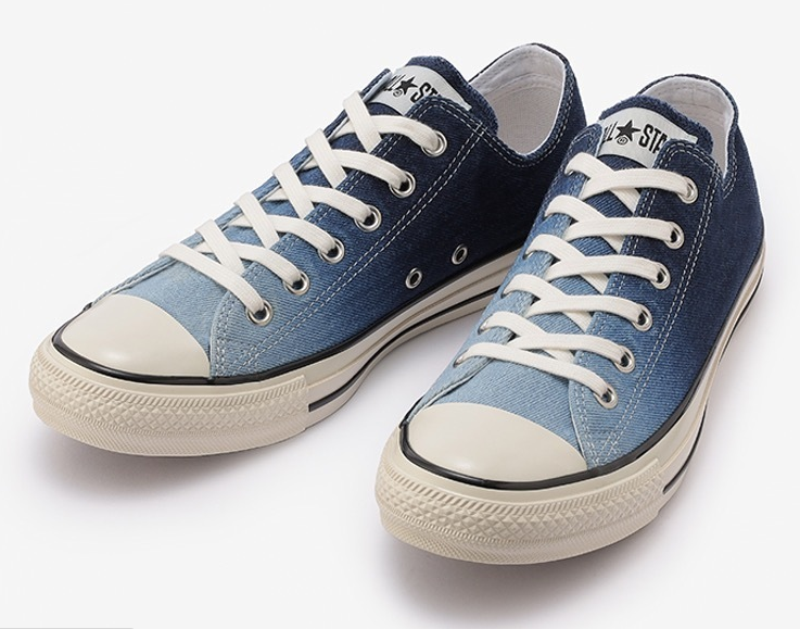 Converse“All Star”新品上市“渐变色”牛仔鞋_拔草哦