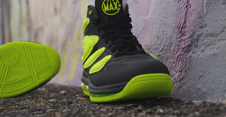 nike air max uptempo zm 黑/荧光色