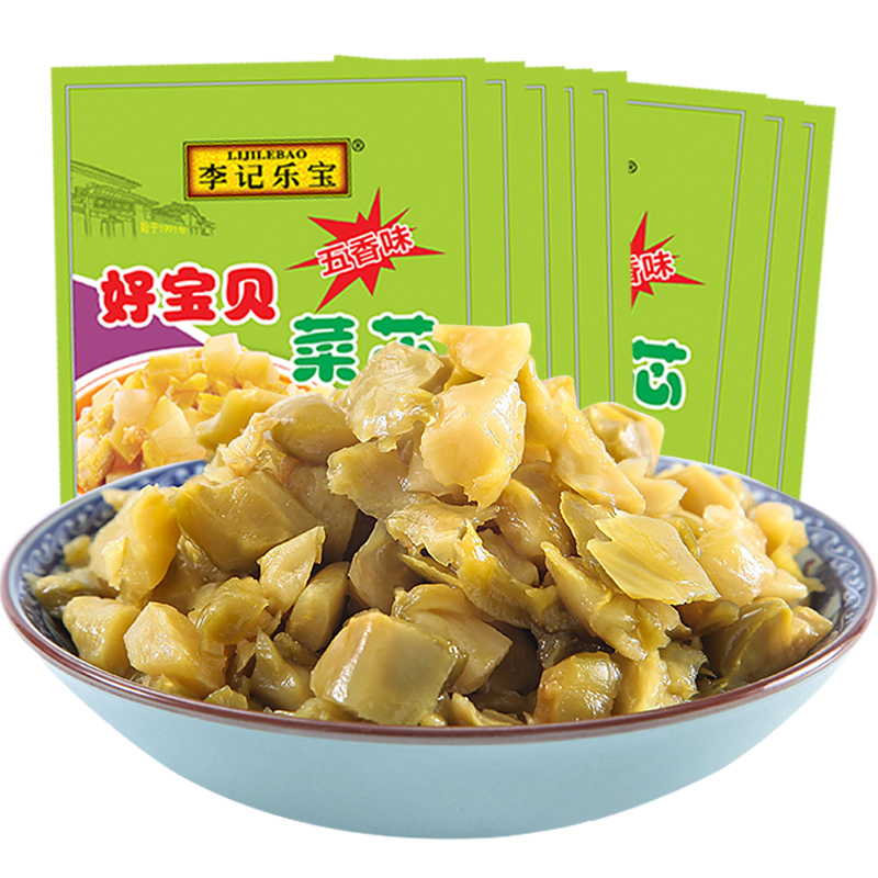【李记旗舰店】下饭菜芯8袋640g