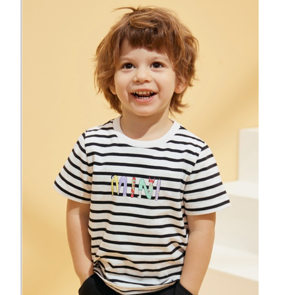 迷你巴拉巴拉儿童t恤短袖男女童夏季款纯棉