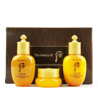 39.9元包邮！Whoo后拱展享中样套装水20ml+乳20ml+面霜4m