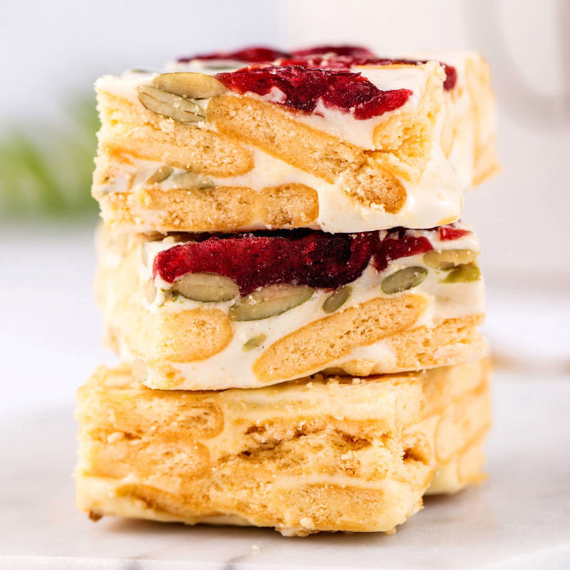 雪花酥【草莓味+芒果味+蔓越莓味】 250克半斤