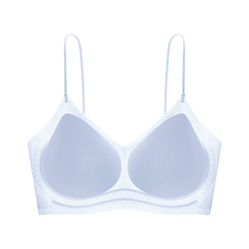 草本初色内衣女士聚拢小胸超薄凉感无痕细肩带美背10A抑菌文胸罩