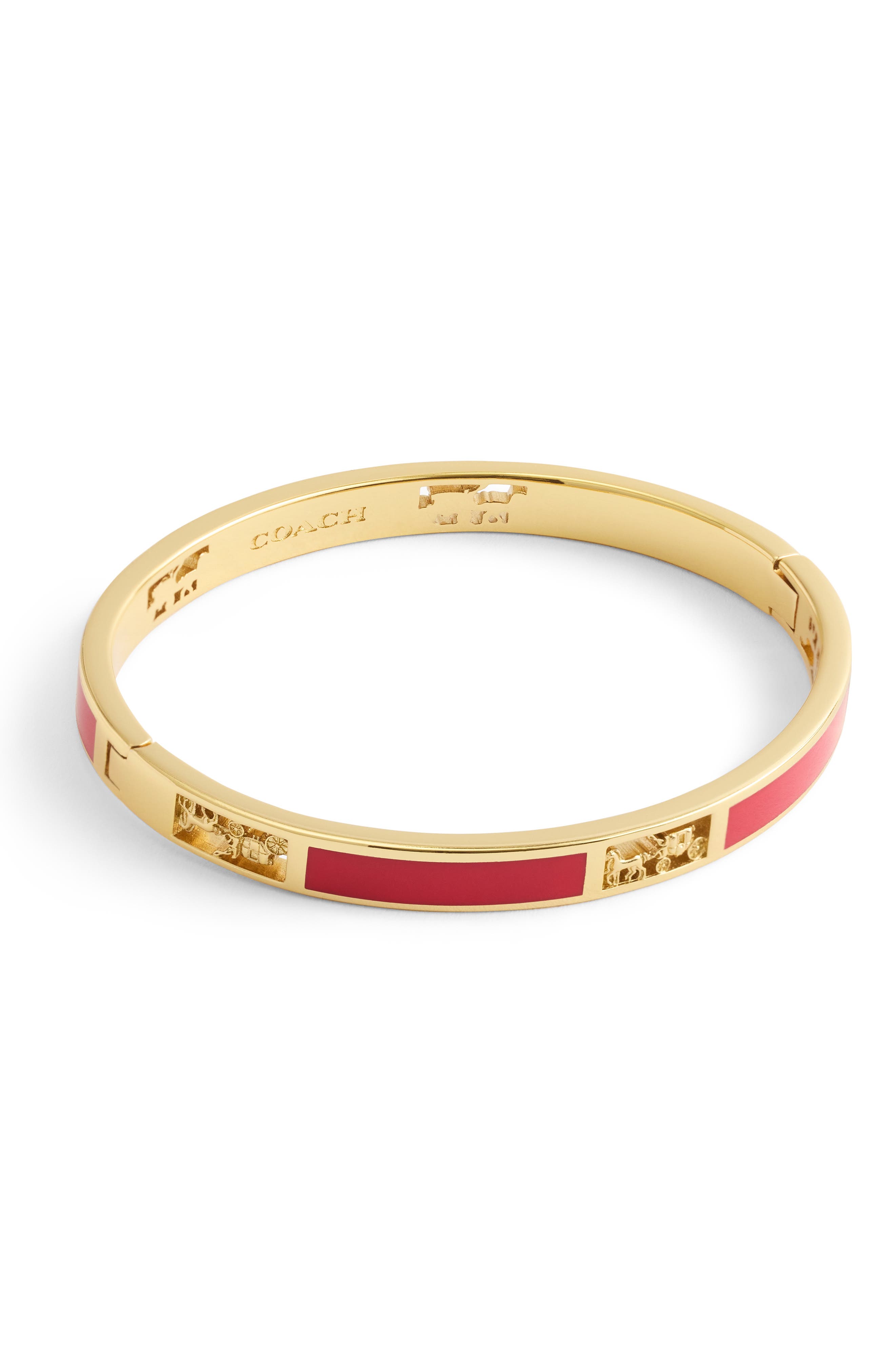 COACH Enamel Cutout Bangle