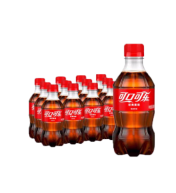 18.9元包邮中粮可口可乐300ml*12瓶