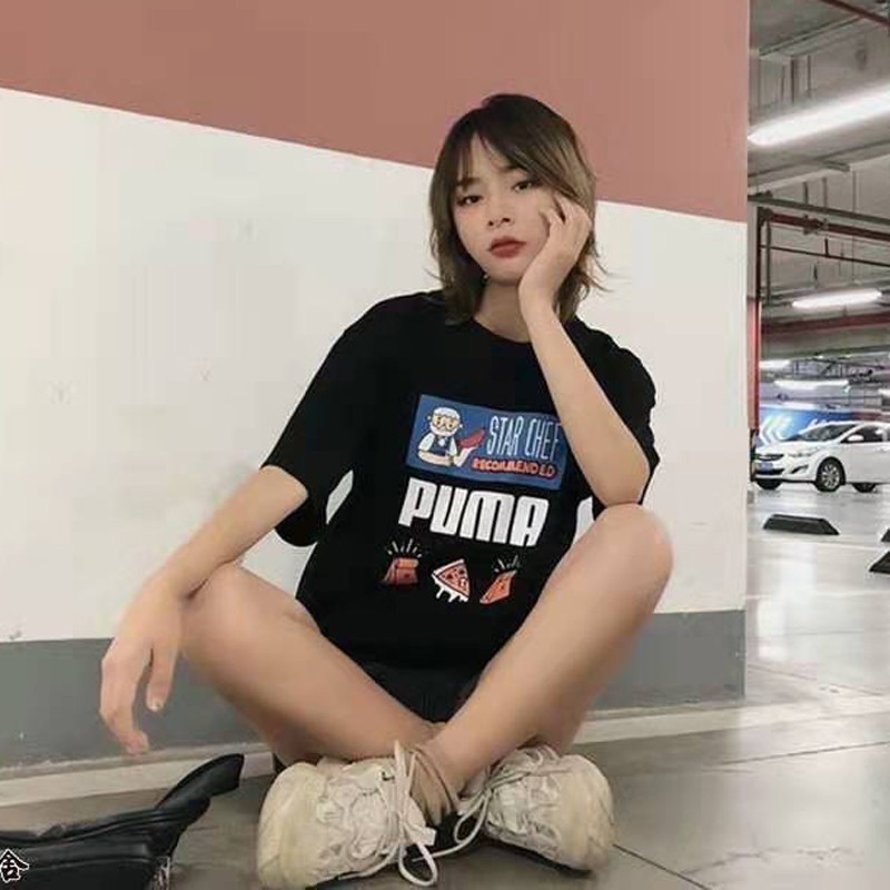 送运费险 puma 短袖宽松T恤 男女同款