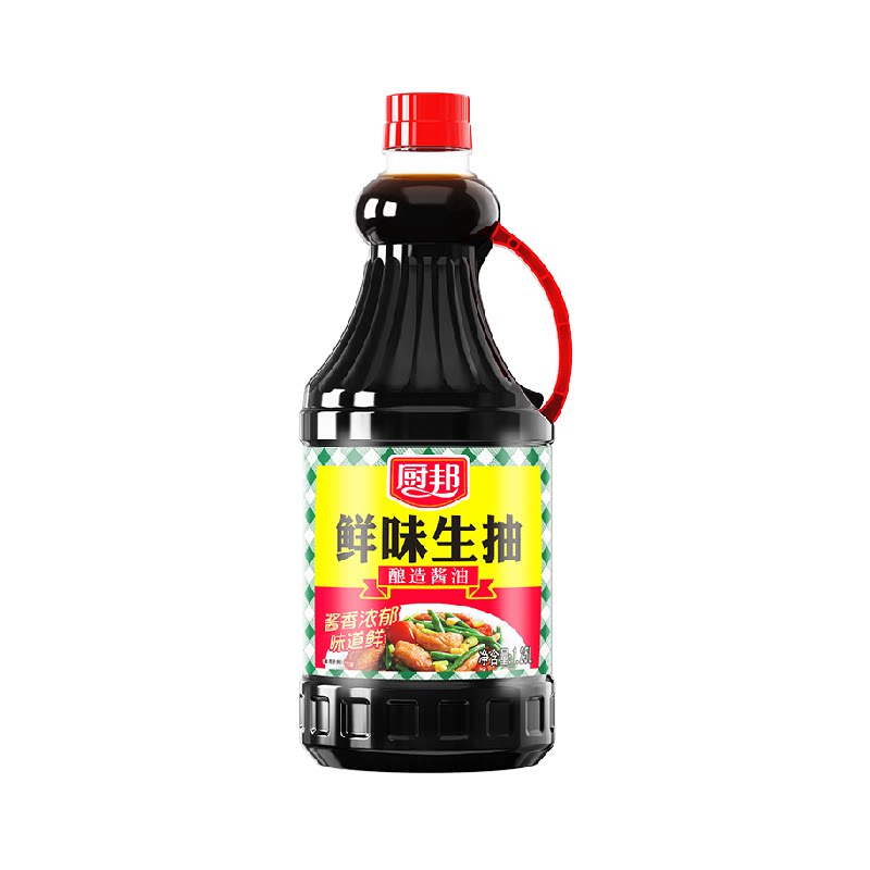 厨邦鲜味生抽酱油1.25L