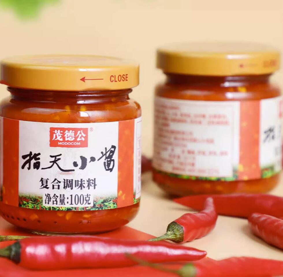 1.2元，茂德公 低脂辣椒酱 100g/罐