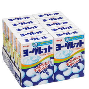 明治笑脸酸奶钙片/柠檬VC 18粒×10盒
