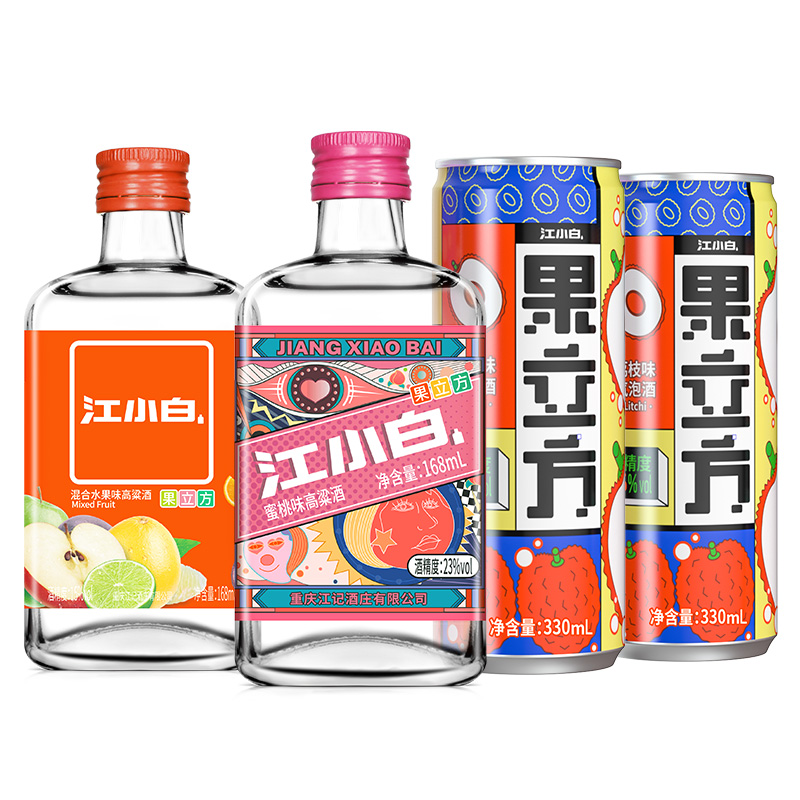 【买1发4】江小白果立方微醺果酒