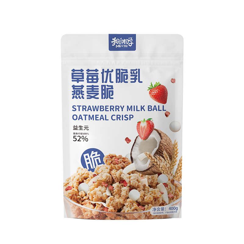 【我的同学】草莓优脆乳燕麦脆400g
