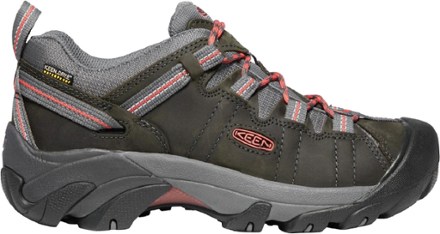 KEEN Targhee II Low WP 女士徒步鞋 Magnet/Coral 7.5