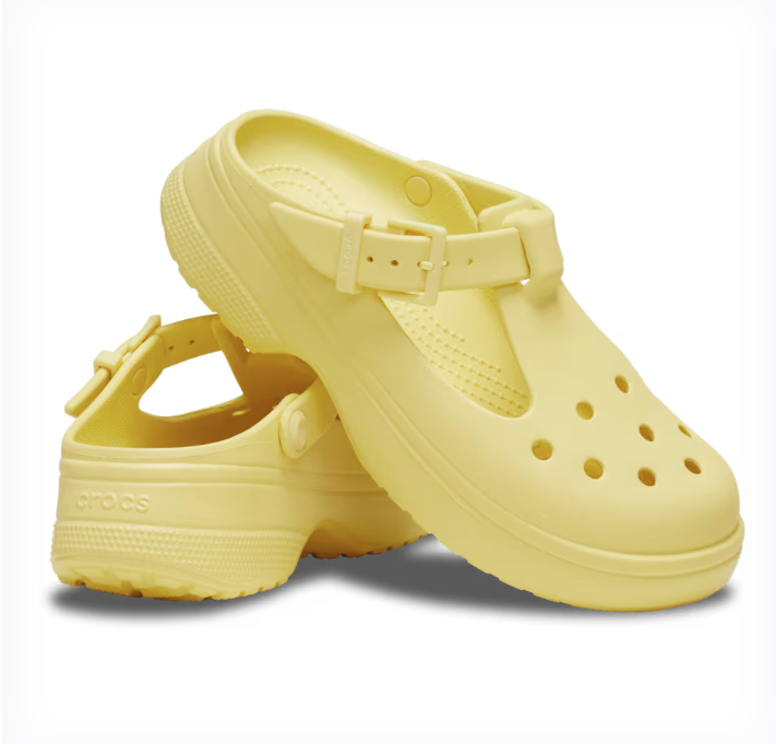 Crocs Classic Mary Jane厚底玛丽珍洞洞鞋