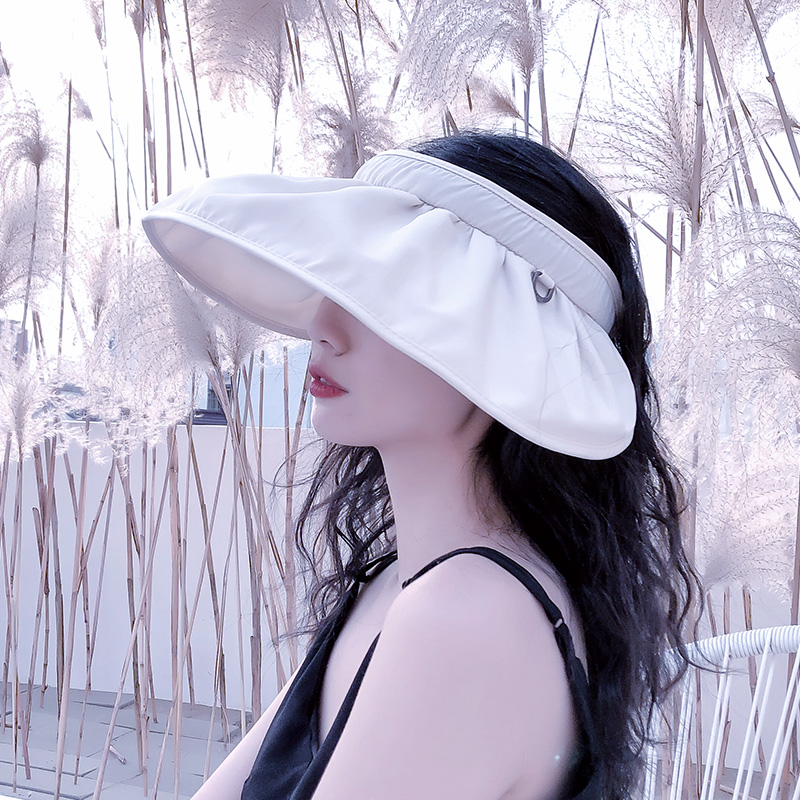 【超值19！】黑胶防紫外线防晒帽