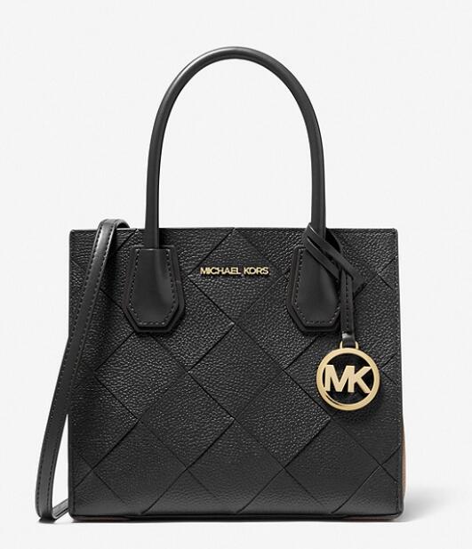 michaelkorsmercer系列中号编织锁头包