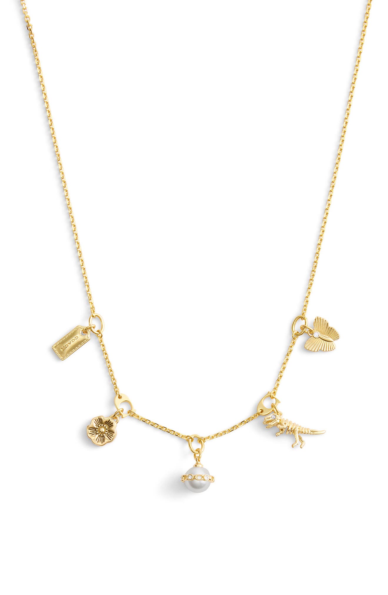 COACH Mixed Charms Necklace