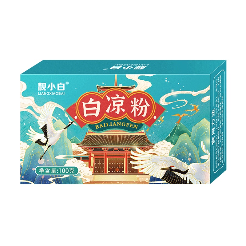 【爱巧】靓小白白凉粉盒装50g