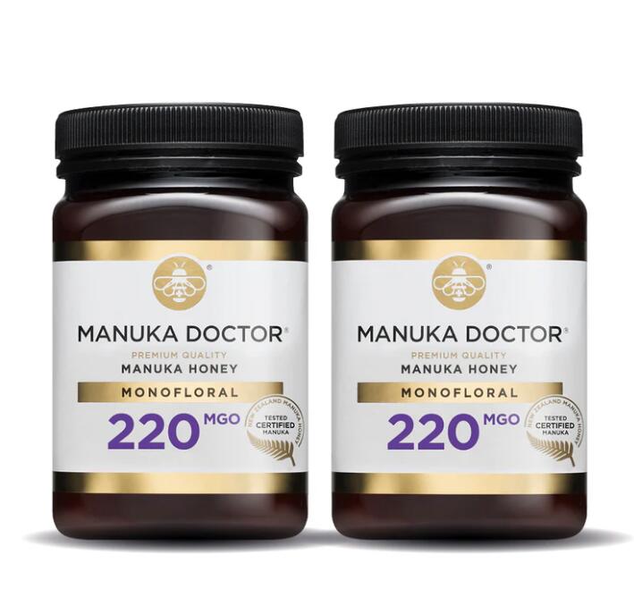 熬夜党囤 麦卢卡蜂蜜 £34抢220MGO两连包500g！原£122