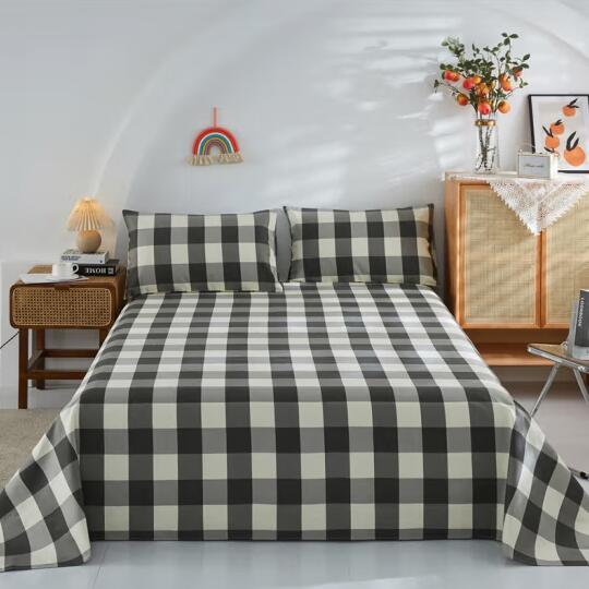 39.9元包邮！無印良品  可机洗全棉老粗布凉席两件套 120cmx230cm
