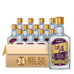 158元包邮！五粮液尖庄年份酒100mL*24瓶