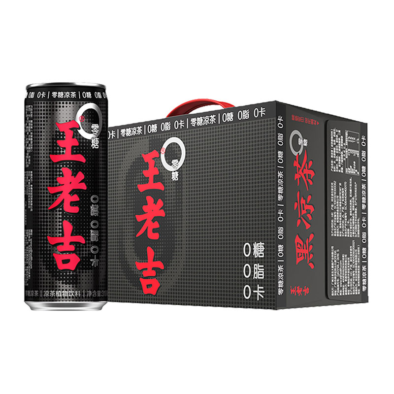 【扫码领现金】王老吉凉茶无糖310ml12罐