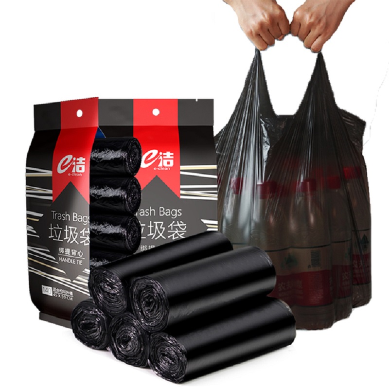 【e洁】手提式加厚垃圾袋140只