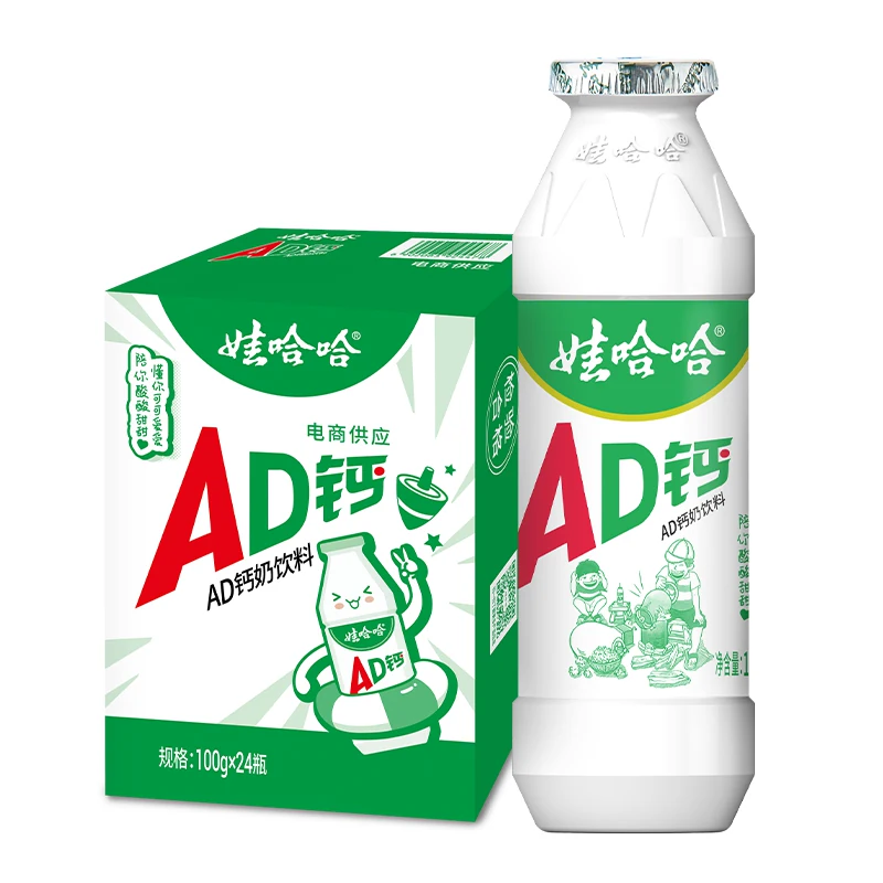 娃哈哈AD钙奶100g×24瓶