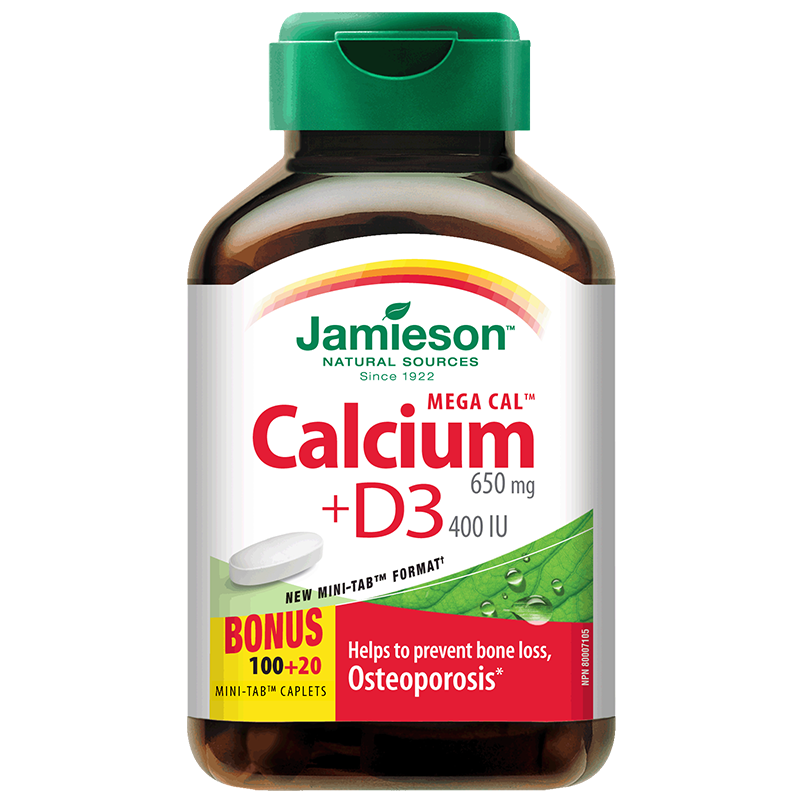 【健美生】5重钙维生素d3钙片120粒