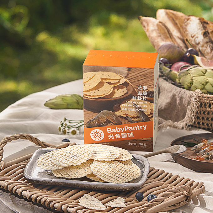 【拍4】babycare光合星球芝麻虾片