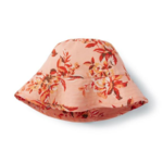 Girl Salmon Floral Floral Bucket 帽子