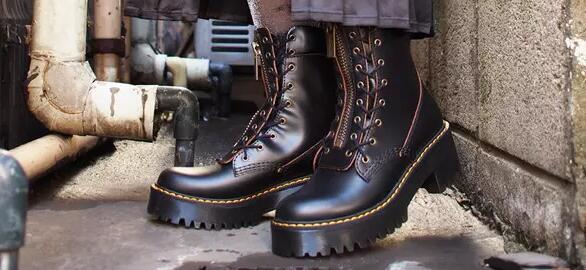 Dr Martens Karmilla女士厚底机车9孔马丁靴 到手约 792 52 拔草哦