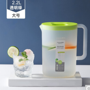 【有券的上】6.9元包邮！ 茶花 优乐凉水壶 2.2L大容量