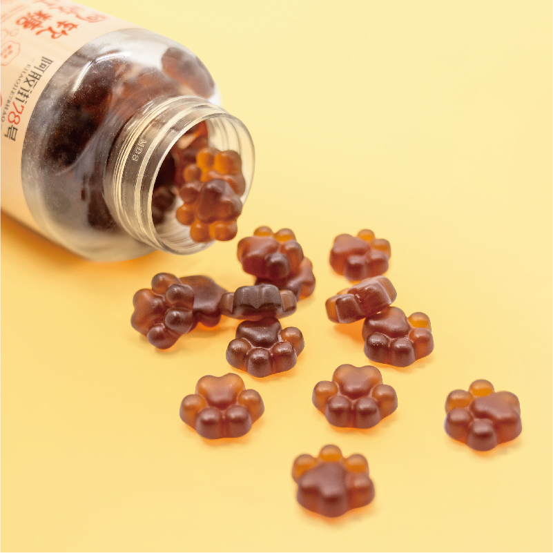 东阿阿胶红枣果汁胶原蛋白猫爪软糖