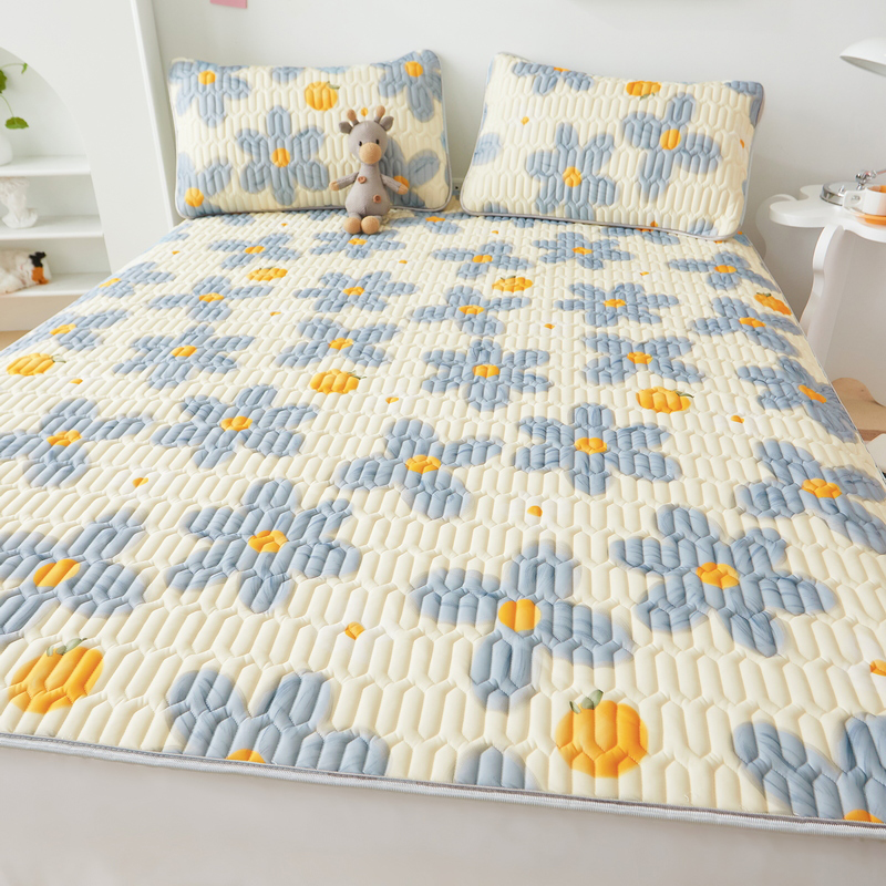 【泰国天然乳胶凉席】三件套舒适凉软席折叠