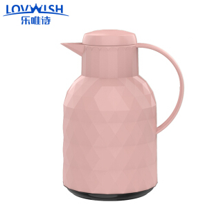 【有券的上】6元包邮！乐唯诗 保温壶 樱花粉1L
